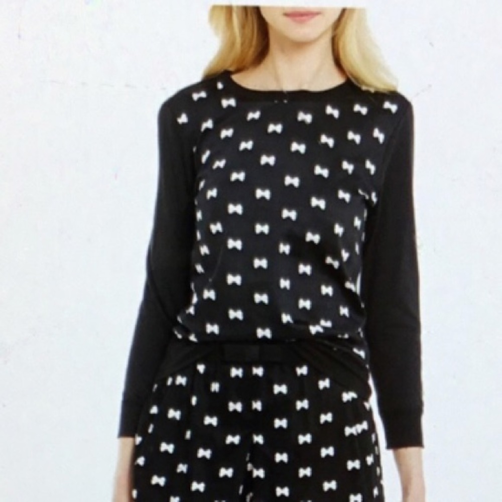 Kate Spade Bow Print Top